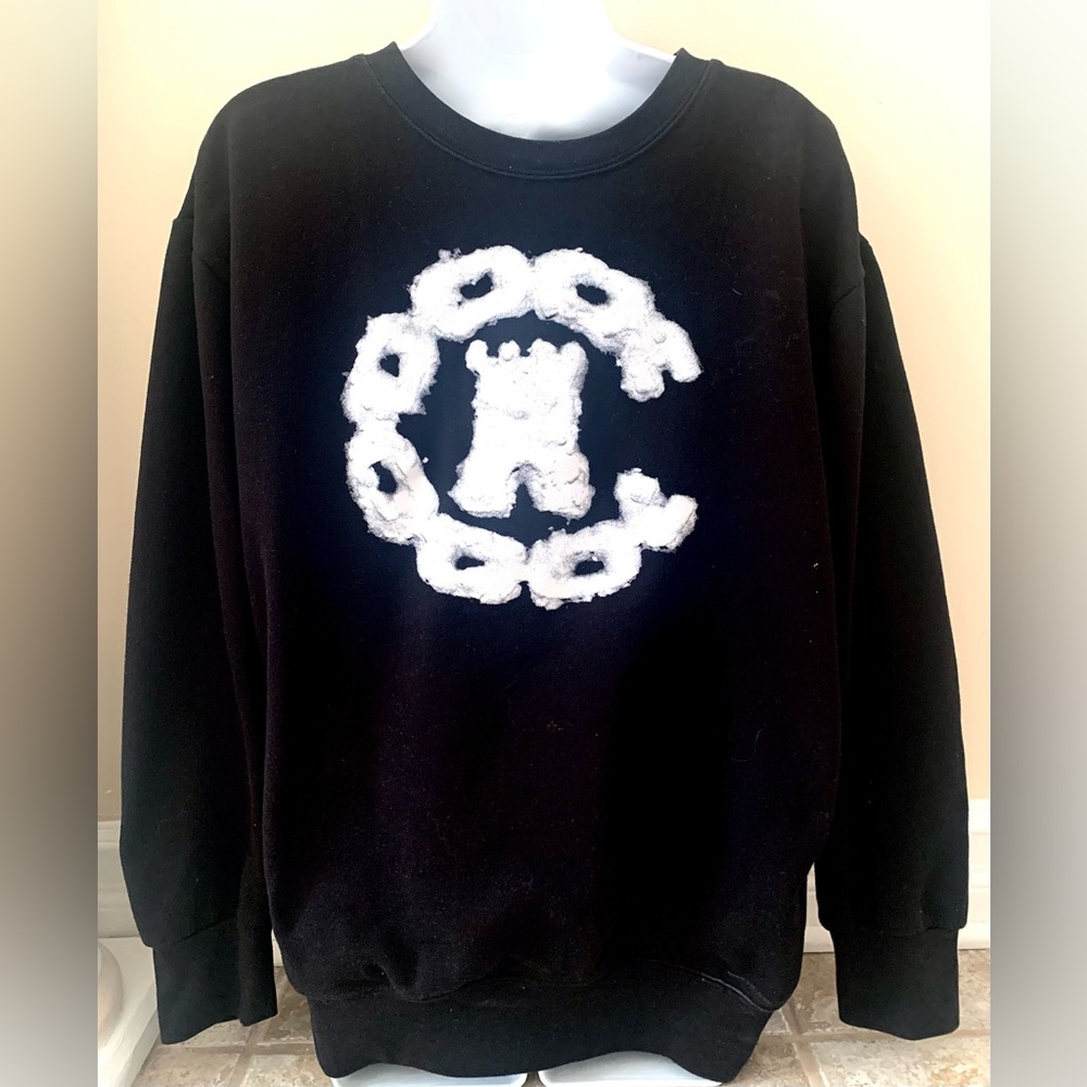 Crooks and Castles Crewneck Sweatshirt with White Castle Logo